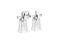 KOHLER K-31756-SC02-CPL Riff Two-Light Sconce - Polished Chrome