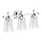 KOHLER K-31757-SC03-CPL Riff Three-Light Sconce In Polished Chrome