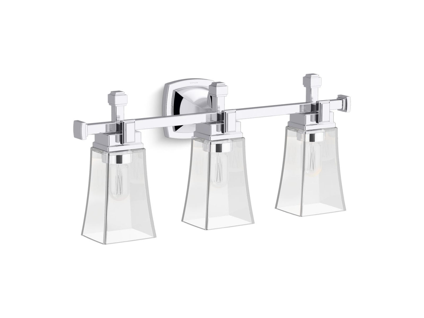 KOHLER K-31757-SC03-CPL Riff Three-Light Sconce In Polished Chrome