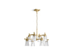 KOHLER K-31759-CH08-2GL Riff 35" Chandelier - Brushed Moderne Brass