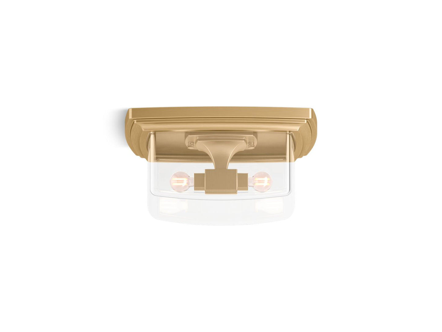 KOHLER K-31760-FM02-2GL Riff 14" Flush-Mount In Brushed Moderne Brass