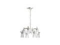 KOHLER K-31759-CH08-SNL Riff 35" Chandelier - Polished Nickel