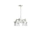 KOHLER K-31759-CH08-SNL Riff 35" Chandelier - Polished Nickel