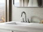 KOHLER K-28124-4N-BL Venza Centerset Bathroom Sink Faucet, 0.5 Gpm - Matte Black