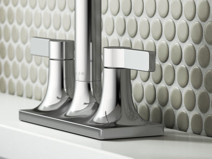 KOHLER K-28124-4N-BL Venza Centerset bathroom sink faucet, 0.5 gpm - Matte Black