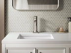 KOHLER K-28126-4-BL Venza Single-Handle Bathroom Sink Faucet, 1.2 Gpm - Matte Black