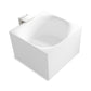 KOHLER K-31405-PFET-HW1 Stillness Experience 46" X 46" Freestanding Bath In Honed White