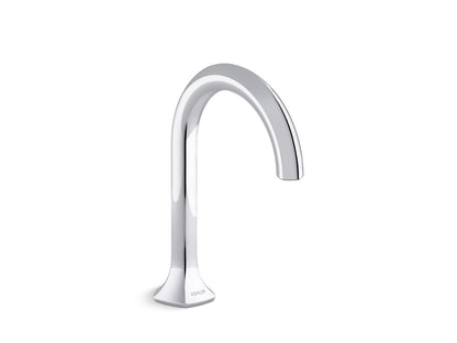 KOHLER K-27008-AF Occasion Bathroom Sink Faucet Spout With Cane Design, 1.2 Gpm - Vibrant French Gold