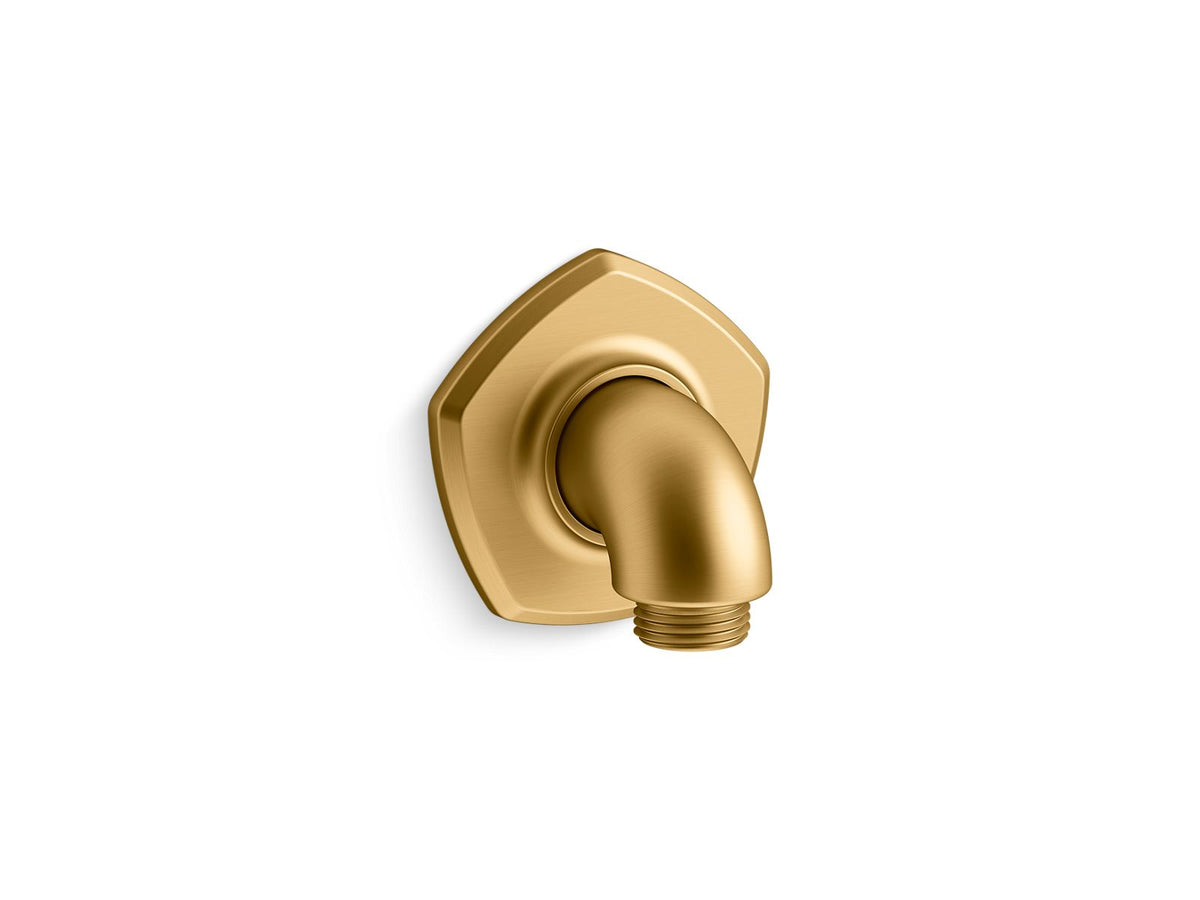 KOHLER K-27053-2MB Occasion Wall-Mount Supply Elbow - Vibrant Brushed Moderne Brass