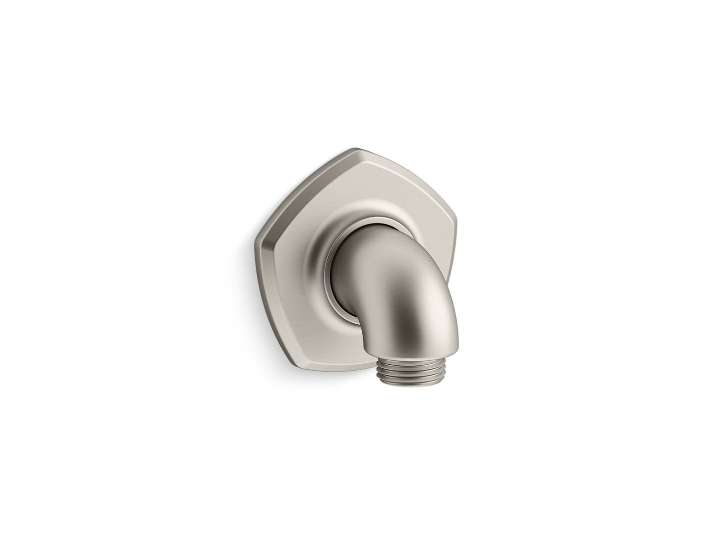 KOHLER K-27053-BN Occasion Wall-Mount Supply Elbow In Vibrant Brushed Nickel