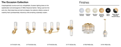 KOHLER K-31775-SC01-2GL Occasion One-light sconce - Brushed Moderne Brass