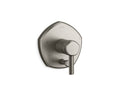 KOHLER K-T27044-4-BN Occasion Rite-Temp Valve Trim With Push-Button Diverter And Lever Handle - Vibrant Brushed Nickel