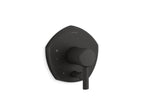 KOHLER K-T27044-4-BL Occasion Rite-Temp Valve Trim With Push-Button Diverter And Lever Handle - Matte Black