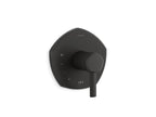 KOHLER K-TS27043-4-BL Occasion Rite-Temp Valve Trim With Lever Handle - Matte Black
