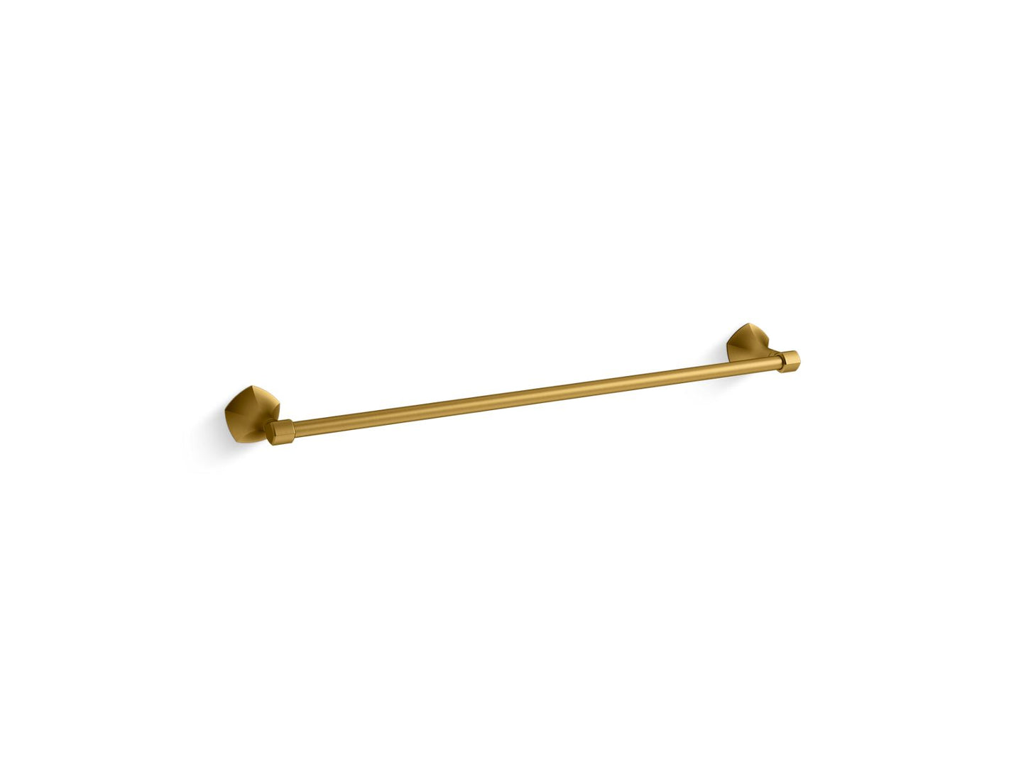 KOHLER K-27061-2MB Occasion 24" Towel Bar In Vibrant Brushed Moderne Brass