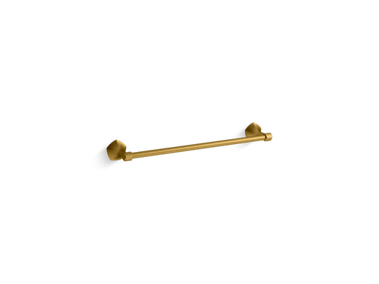 KOHLER K-27060-2MB Occasion 18" Towel Bar In Vibrant Brushed Moderne Brass