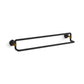 KOHLER K-27062-BMB Occasion 24" Double Towel Bar In Matte Black with Moderne Brass