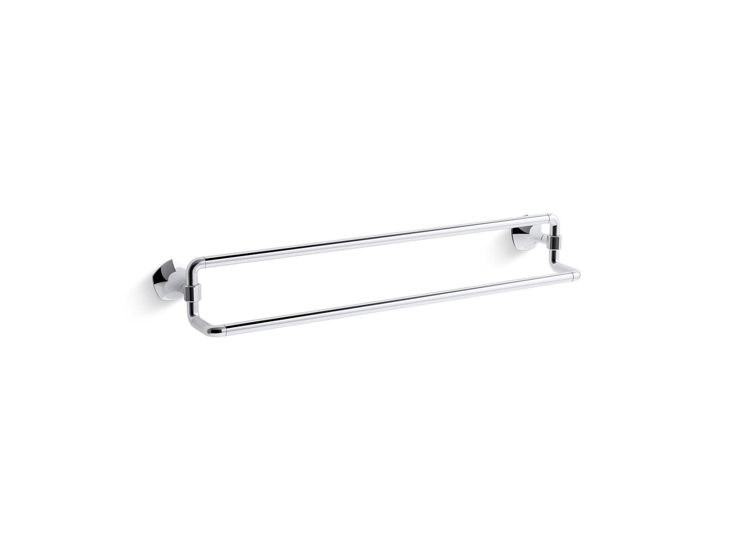 KOHLER K-27062-CP Occasion 24" Double Towel Bar In Polished Chrome