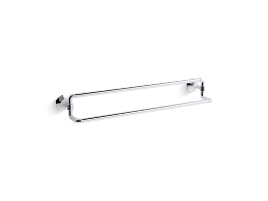 KOHLER K-27062-CP Occasion 24" Double Towel Bar In Polished Chrome