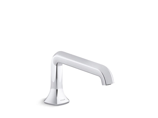 KOHLER K-27017-CP Occasion Deck-Mount Bath Spout With Straight Design In Polished Chrome