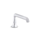 KOHLER K-27017-BN Occasion Deck-Mount Bath Spout With Straight Design - Vibrant Brushed Nickel
