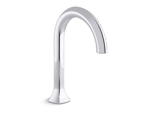 KOHLER K-27016-CP Occasion Deck-Mount Bath Spout With Cane Design In Polished Chrome