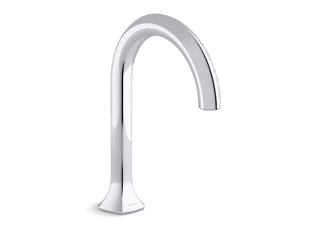 KOHLER K-27016-AF Occasion Deck-Mount Bath Spout With Cane Design - Vibrant French Gold