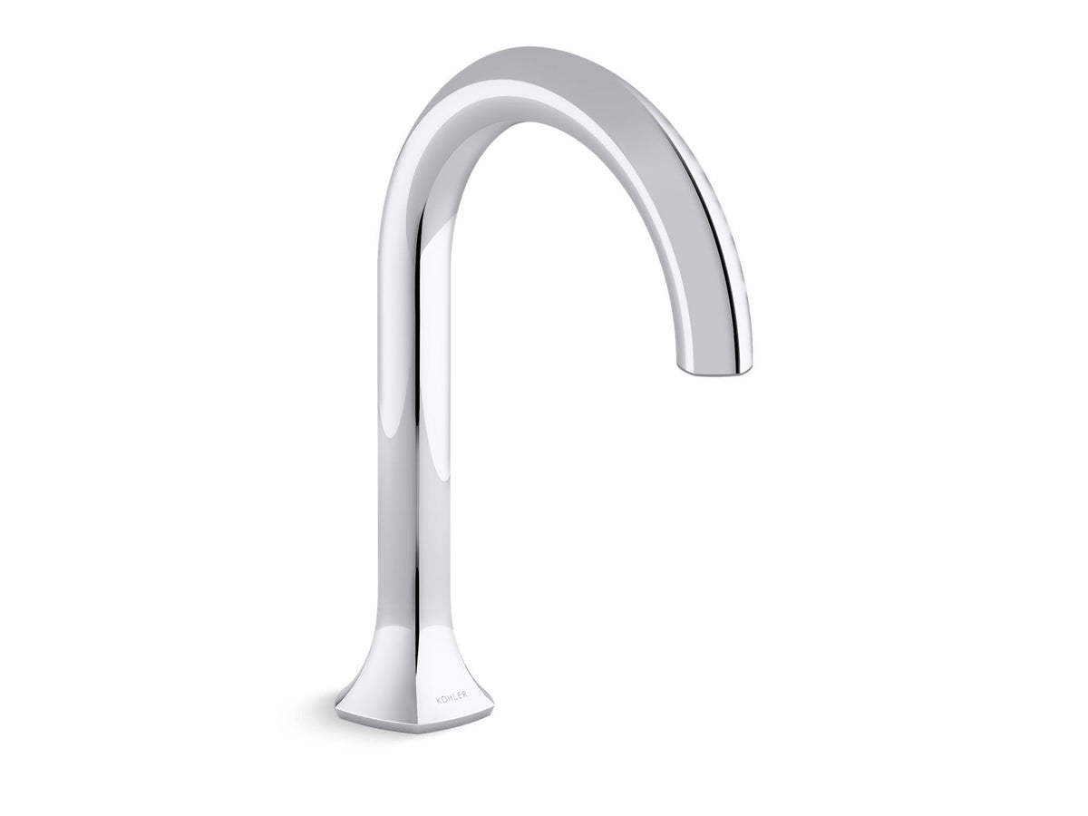 KOHLER K-27016-AF Occasion Deck-Mount Bath Spout With Cane Design - Vibrant French Gold