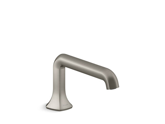 KOHLER K-27017-BN Occasion Deck-Mount Bath Spout With Straight Design In Vibrant Brushed Nickel