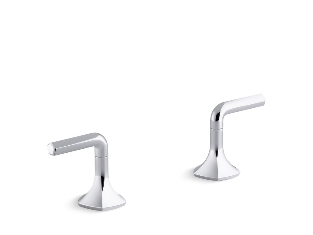 KOHLER K-27018-4-AF Occasion Deck-Mount Bath Faucet Handles With Lever Design - Vibrant French Gold