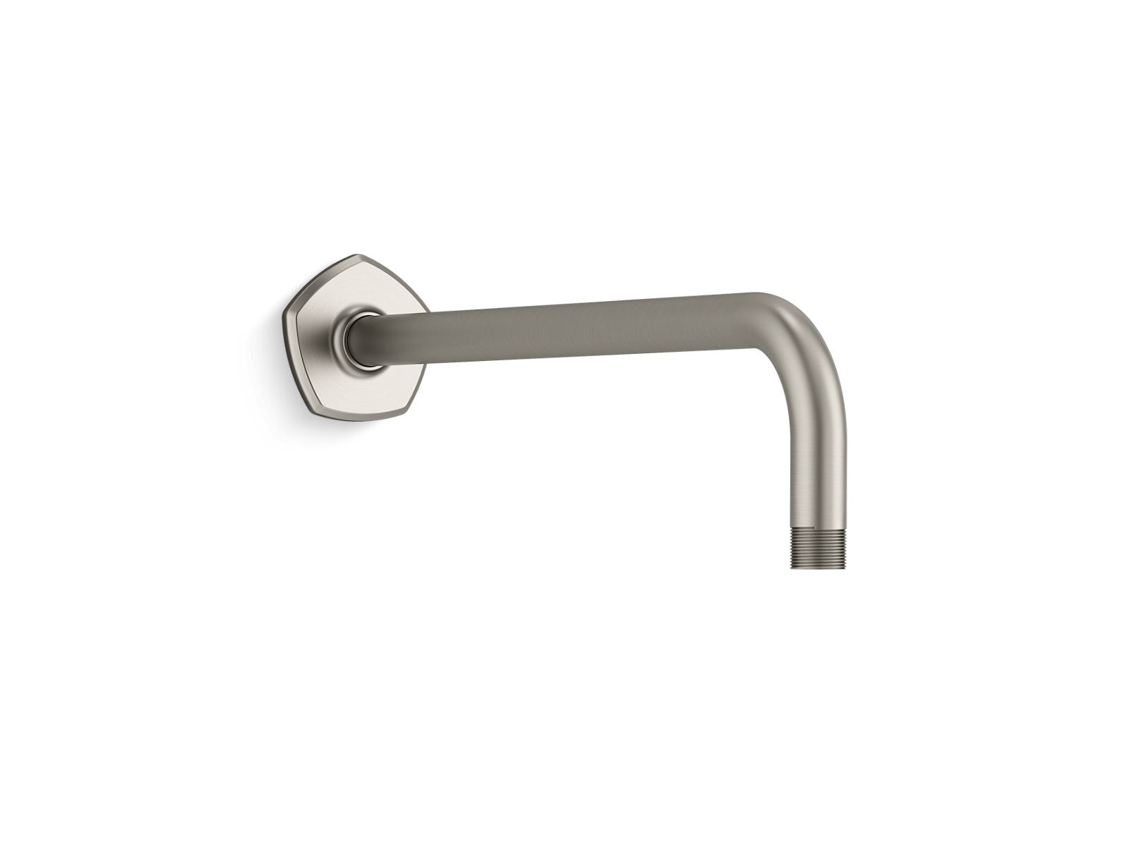 KOHLER K-27126-BN Occasion Wall-Mount Rainhead Arm And Flange - Vibrant Brushed Nickel