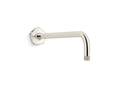 KOHLER K-27126-SN Occasion Wall-Mount Rainhead Arm And Flange - Vibrant Polished Nickel