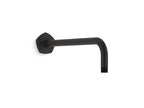 KOHLER K-27126-BL Occasion Wall-Mount Rainhead Arm And Flange - Matte Black