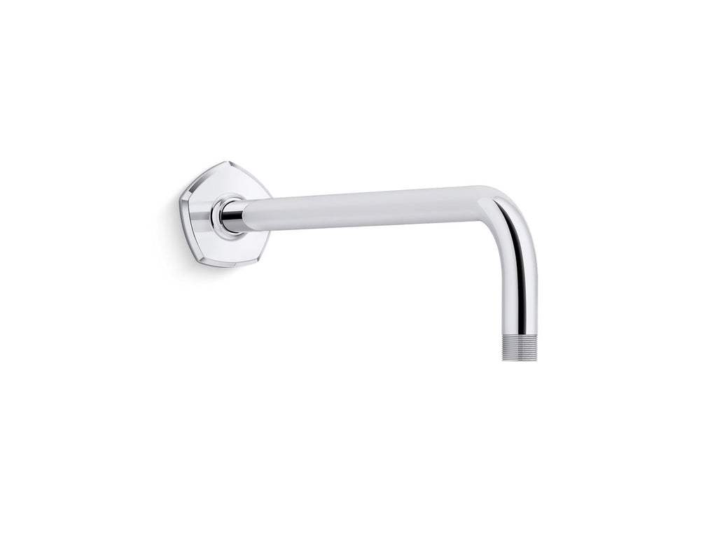 KOHLER K-27126-CP Occasion Wall-Mount Rainhead Arm And Flange - Polished Chrome