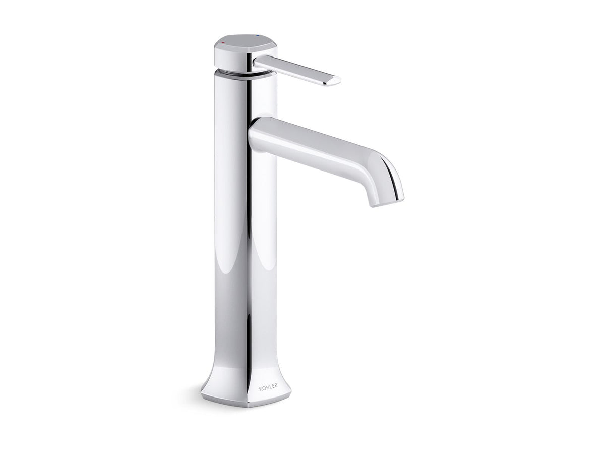 KOHLER K-27003-4-AF Occasion Tall Single-Handle Bathroom Sink Faucet, 1.2 Gpm - Vibrant French Gold