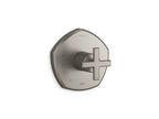 KOHLER K-TS27043-3-BN Occasion Rite-Temp Valve Trim With Cross Handle - Vibrant Brushed Nickel