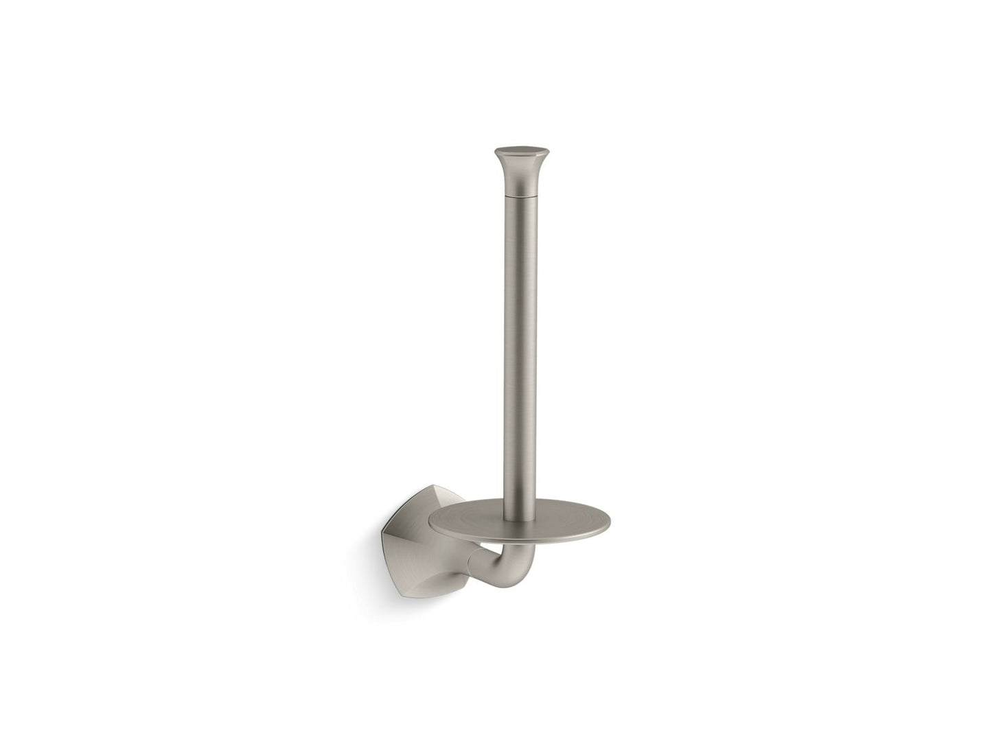 KOHLER K-27064-BN Occasion Vertical Toilet Paper Holder In Vibrant Brushed Nickel