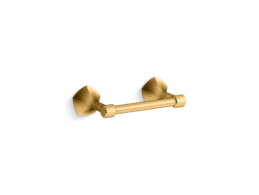 KOHLER K-27065-2MB Occasion Pivoting Toilet Paper Holder In Vibrant Brushed Moderne Brass