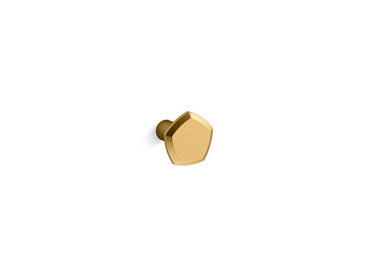 KOHLER K-27074-2MB Occasion Cabinet Knob In Vibrant Brushed Moderne Brass