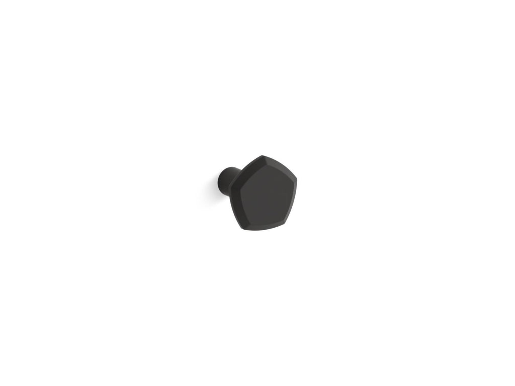 KOHLER K-27074-BL Occasion Cabinet Knob - Matte Black