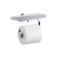 KOHLER K-27128-BN Occasion Toilet Paper Holder With Tray In Vibrant Brushed Nickel