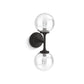 KOHLER K-31762-SC02-BLL Bellera Two-Light Sconce In Matte Black