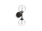 KOHLER K-31762-SC02-BLL Bellera Two-Light Sconce - Matte Black