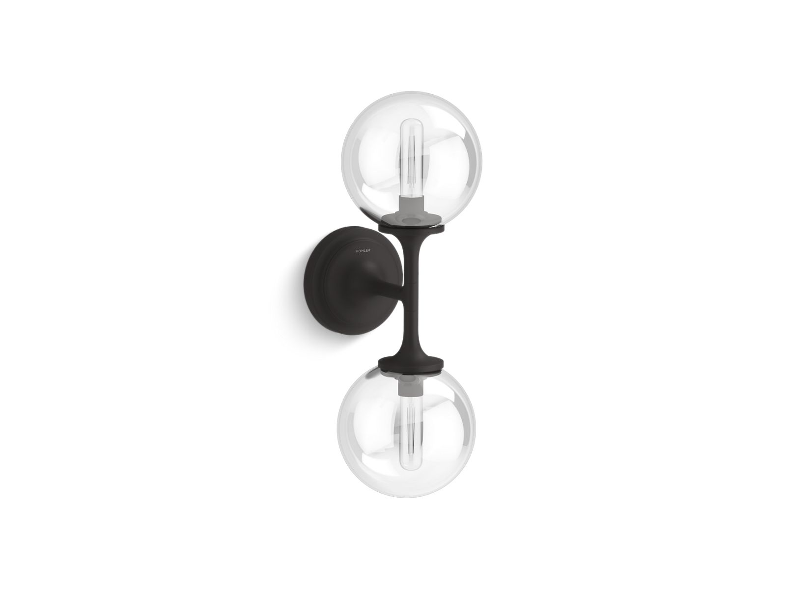 KOHLER K-31762-SC02-BLL Bellera Two-Light Sconce - Matte Black