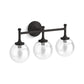 KOHLER K-31763-SC03-BLL Bellera Three-Light Sconce In Matte Black