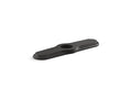 KOHLER K-99272-BL 3-Hole Kitchen Faucet Escutcheon - Matte Black