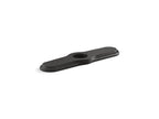 KOHLER K-99272-BL 3-Hole Kitchen Faucet Escutcheon - Matte Black