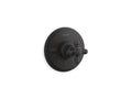 KOHLER K-T72769-3-BL Artifacts Mastershower Temperature Control Valve Trim With Cross Handle - Matte Black
