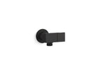 KOHLER K-98354-BL Exhale Wall-Mount Handshower Holder With Supply Elbow And Check Valve - Matte Black