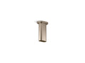 KOHLER K-26325-BV Statement 5" Ceiling-Mount Two-Function Rainhead Arm And Flange - Vibrant Brushed Bronze